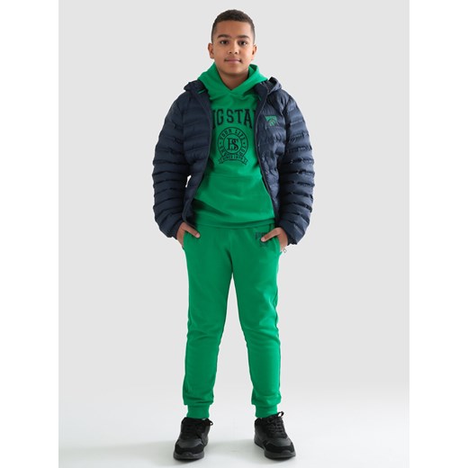 Spodnie chłopięce dresowe ze ściągaczem zielone Olalus 301/ Jefferson 301 ze sklepu Big Star w kategorii Spodnie chłopięce - zdjęcie 170067583