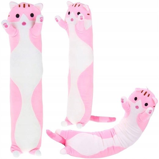 Kot wałek różowy 70cm uniwersalny JK-Collection