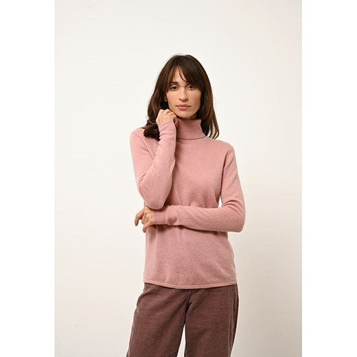 Just Cashmere Kaszmirowy golf &quot;Ava&quot; w kolorze jasnoróżowym ze sklepu Limango Polska w kategorii Swetry damskie - zdjęcie 170071210