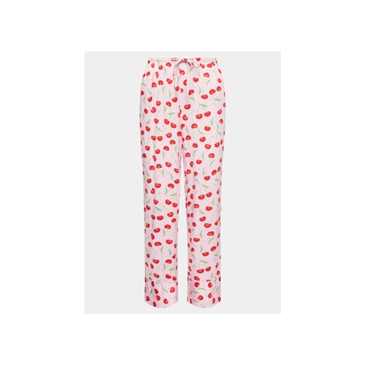Hunkemöller Spodnie piżamowe 205067 Różowy Relaxed Fit ze sklepu MODIVO w kategorii Piżamy damskie - zdjęcie 170072702