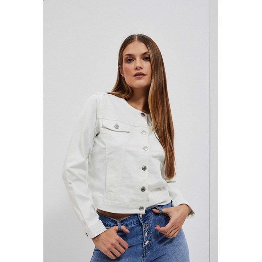 Kurtka jeansowa damska biała XL wyprzedaż 5.10.15