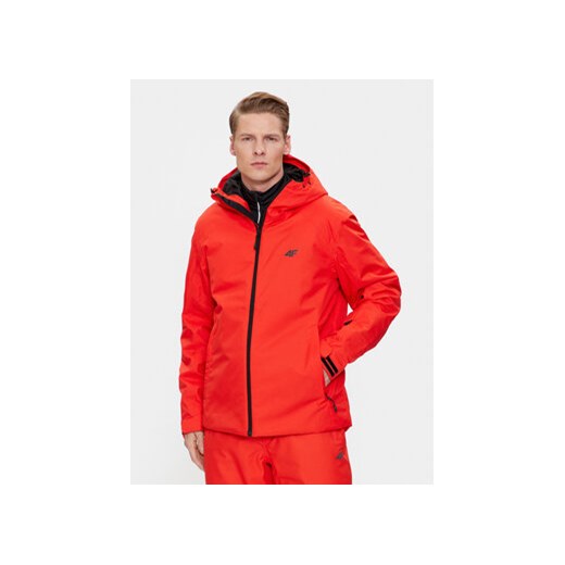 4F Kurtka narciarska 4FAW23TTJAM305 Czerwony Regular Fit ze sklepu MODIVO w kategorii Kurtki męskie - zdjęcie 170073604