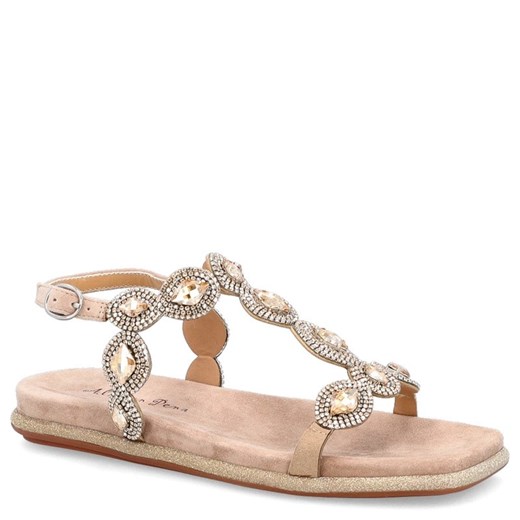 Eleganckie hiszpańskie sandały - ALMA EN PENA V23380 BEŻOWE ze sklepu Tymoteo.pl - sklep obuwniczy w kategorii Sandały damskie - zdjęcie 170080500