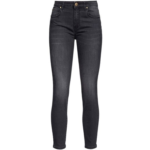 spodnie damskie pinko 100169 a102 z99 czarny ze sklepu Royal Shop w kategorii Jeansy damskie - zdjęcie 170094152