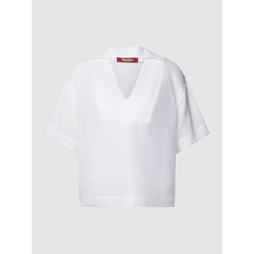 Bluzka z wykładanym kołnierzem model ‘BRONZO’ ze sklepu Peek&Cloppenburg  w kategorii Bluzki damskie - zdjęcie 170094982