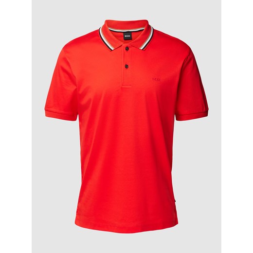 Koszulka polo o kroju slim fit z krótką listwą guzikową ze sklepu Peek&Cloppenburg  w kategorii T-shirty męskie - zdjęcie 170095143