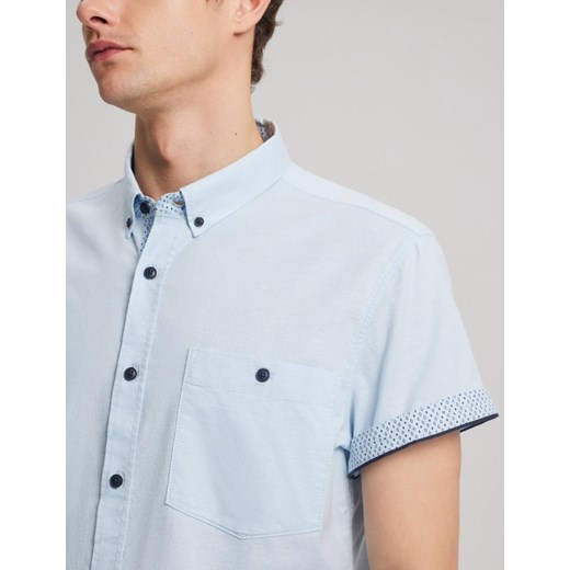 Diverse koszula męska z klasycznym kołnierzykiem z krótkim rękawem 