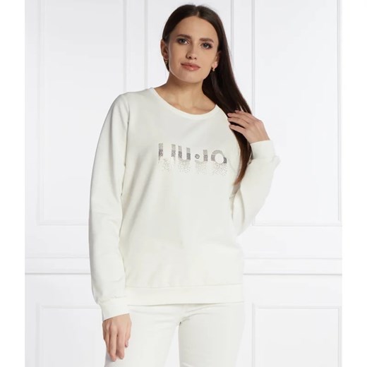 Bluza damska Liu Jo beżowa w stylu młodzieżowym