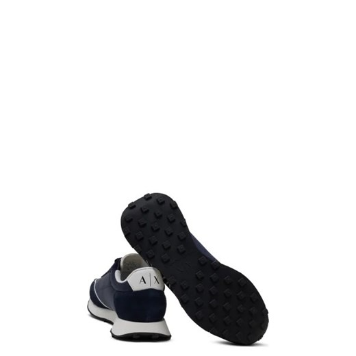 Buty sportowe męskie Armani Exchange sznurowane z tkaniny 