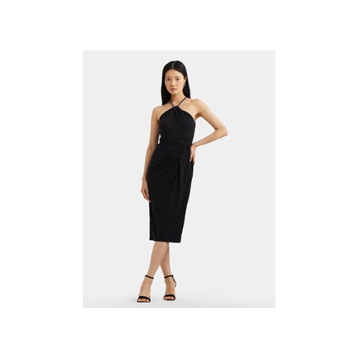 Lauren Ralph Lauren Sukienka koktajlowa 250933432001 Czarny Slim Fit ze sklepu MODIVO w kategorii Sukienki - zdjęcie 170108564