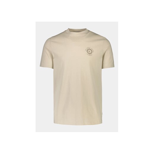 Lindbergh T-Shirt 30-400267 Beżowy Relaxed Fit ze sklepu MODIVO w kategorii T-shirty męskie - zdjęcie 170108751