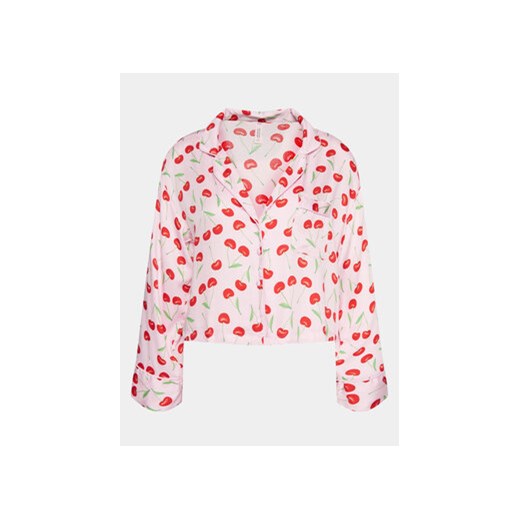 Hunkemöller Koszulka piżamowa 205059 Różowy Relaxed Fit ze sklepu MODIVO w kategorii Piżamy damskie - zdjęcie 170108842