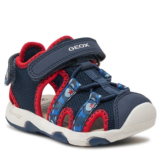Sandały Geox B Sandal Multy Boy B450FB 014CE C0735 M Navy/Red Geox 21 eobuwie.pl