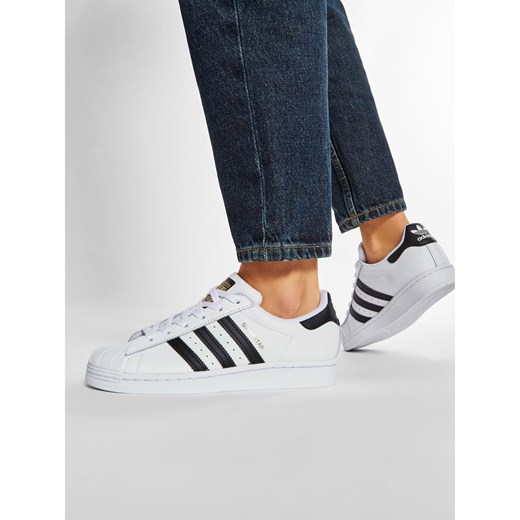Buty adidas Superstar J FU7712 Ftwwht/Cblack/Ftwwht 37.13 eobuwie.pl