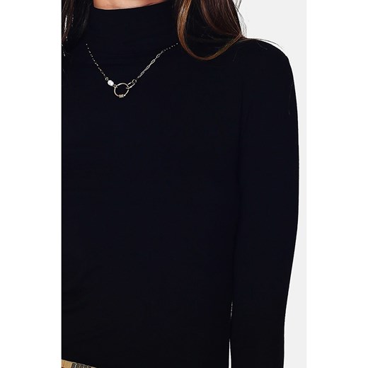 Bluzka damska czarna ASSUILI 