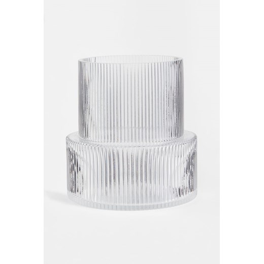H & M - Szklany wazon - Biały ze sklepu H&M w kategorii Wazony - zdjęcie 170117441