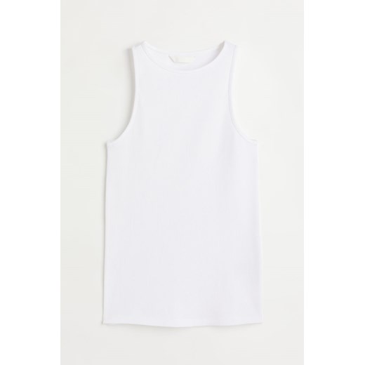 H & M - Koszulka w prążki - Biały ze sklepu H&M w kategorii Bluzki damskie - zdjęcie 170117492