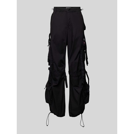 Spodnie o kroju baggy fit z marszczeniami ze sklepu Peek&Cloppenburg  w kategorii Spodnie męskie - zdjęcie 170117753