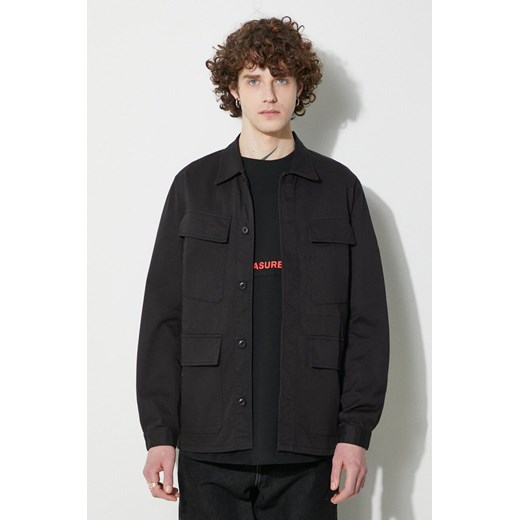 Universal Works kurtka bawełniana Mw Fatigue Jacket kolor czarny przejściowa 166.BLACK ze sklepu PRM w kategorii Kurtki męskie - zdjęcie 170121511