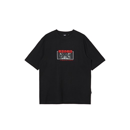 Cropp - Czarna koszulka z nadrukiem - czarny ze sklepu Cropp w kategorii T-shirty męskie - zdjęcie 170124834