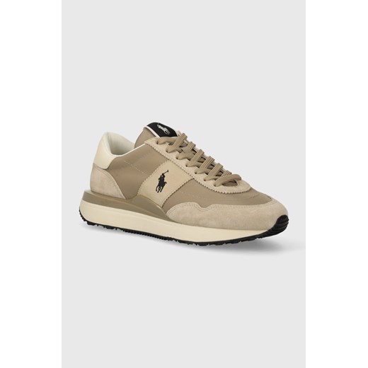Polo Ralph Lauren sneakersy Train 89 Pp kolor beżowy 809940764001 ze sklepu ANSWEAR.com w kategorii Buty sportowe męskie - zdjęcie 170128884