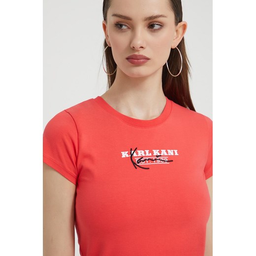 Karl Kani t-shirt damski kolor czerwony Karl Kani S ANSWEAR.com