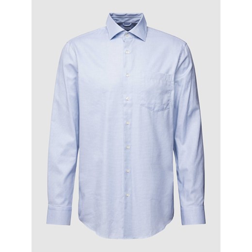 Koszula biznesowa o kroju regular fit z kołnierzykiem typu kent ze sklepu Peek&Cloppenburg  w kategorii Koszule męskie - zdjęcie 170132181