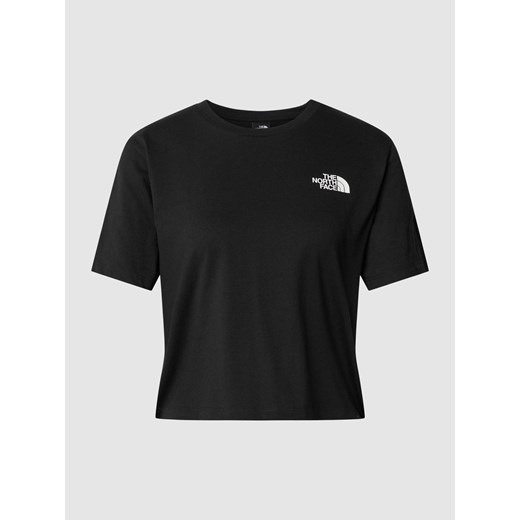 T-shirt krótki z nadrukiem z logo ze sklepu Peek&Cloppenburg  w kategorii Bluzki damskie - zdjęcie 170132203
