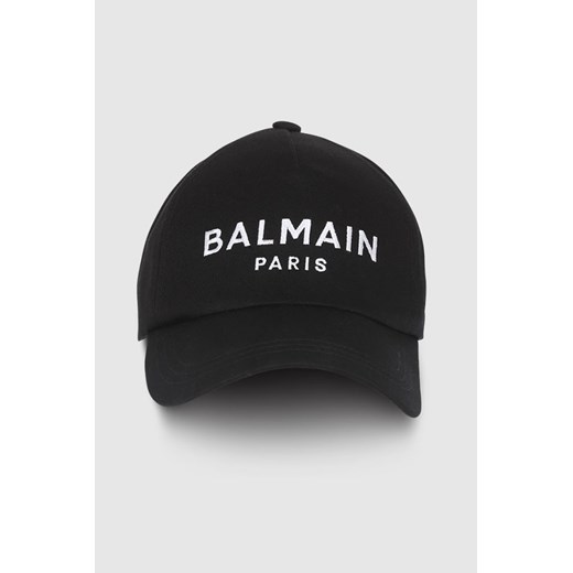 BALMAIN Czarna czapka z logo ze sklepu outfit.pl w kategorii Czapki z daszkiem męskie - zdjęcie 170134754