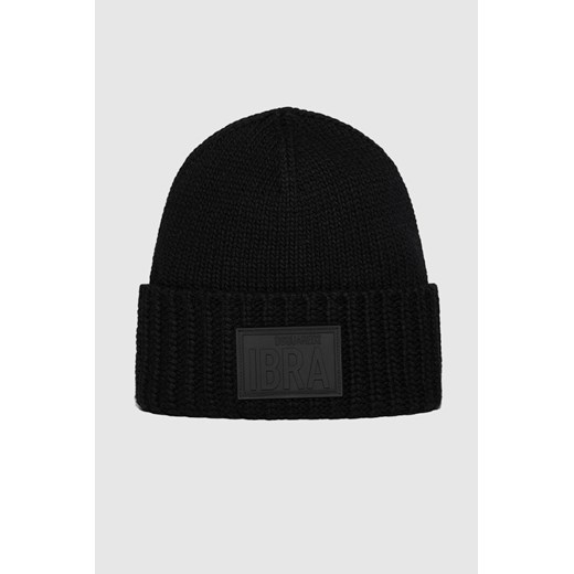 DSQUARED2 Czarna wełniana czapka ibra ze sklepu outfit.pl w kategorii Czapki zimowe męskie - zdjęcie 170134813
