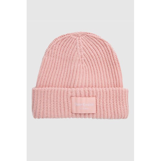 JUICY COUTURE Różowa czapka damska ze sklepu outfit.pl w kategorii Czapki zimowe damskie - zdjęcie 170134841