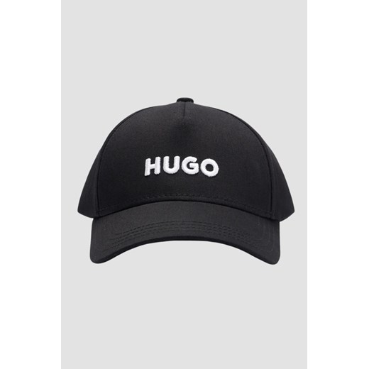 HUGO Czarna czapka z daszkiem ze sklepu outfit.pl w kategorii Czapki z daszkiem męskie - zdjęcie 170134971