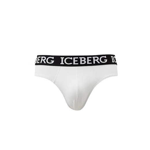 Iceberg slipy męskie białe ICE1USP01, Kolor biały, Rozmiar M, ICEBERG ze sklepu Intymna w kategorii Majtki męskie - zdjęcie 170137182
