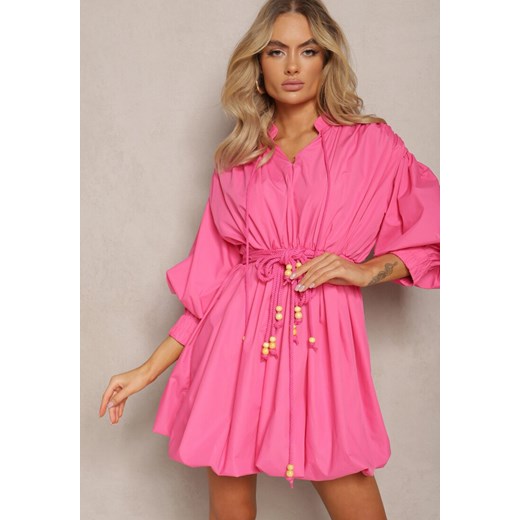 Różowa Sukienka Appomene ze sklepu Renee odzież w kategorii Sukienki - zdjęcie 170141121