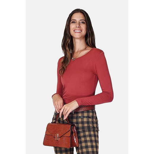 ASSUILI Koszulka w kolorze ceglanym ze sklepu Limango Polska w kategorii Bluzki damskie - zdjęcie 170141610