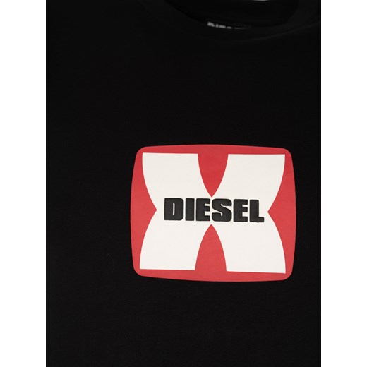 Diesel T-Shirt "T-Diegor" | A03848-0GRAI-9XX | Mężczyzna | Czarny Diesel 3XL okazyjna cena ubierzsie.com