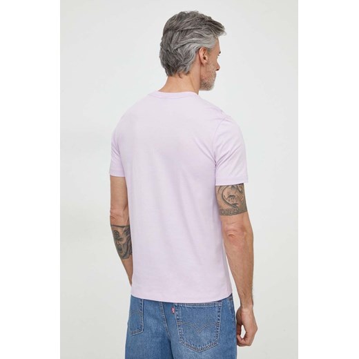 BOSS t-shirt bawełniany kolor fioletowy XL ANSWEAR.com
