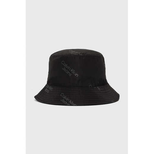 Calvin Klein Jeans kapelusz kolor czarny ze sklepu ANSWEAR.com w kategorii Kapelusze męskie - zdjęcie 170143681