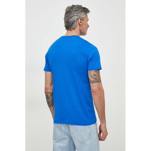 Tommy Jeans t-shirt bawełniany męski kolor niebieski z nadrukiem Tommy Jeans S ANSWEAR.com