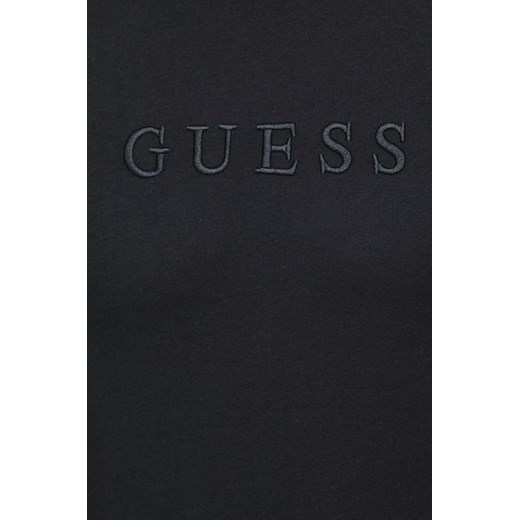 Guess t-shirt bawełniany męski kolor czarny z aplikacją Guess M ANSWEAR.com