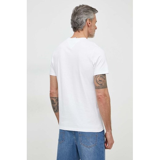 Tommy Jeans t-shirt bawełniany męski kolor biały z nadrukiem Tommy Jeans M ANSWEAR.com