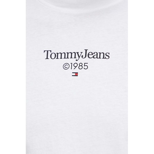 Tommy Jeans t-shirt bawełniany męski kolor biały z nadrukiem Tommy Jeans L ANSWEAR.com