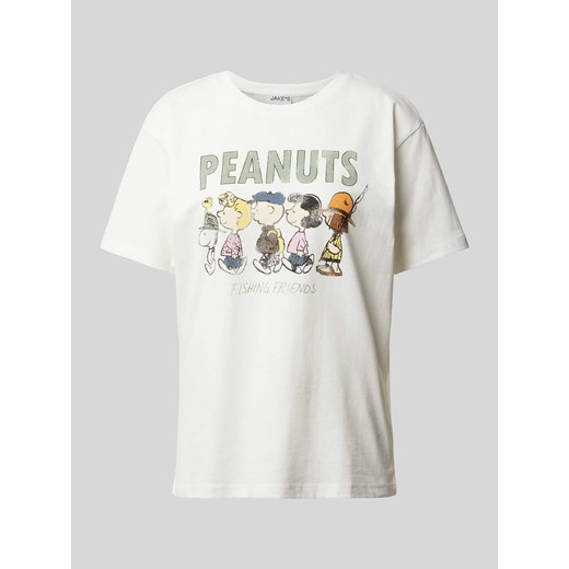 T-shirt z nadrukiem Peanuts® ze sklepu Peek&Cloppenburg  w kategorii Bluzki damskie - zdjęcie 170144611