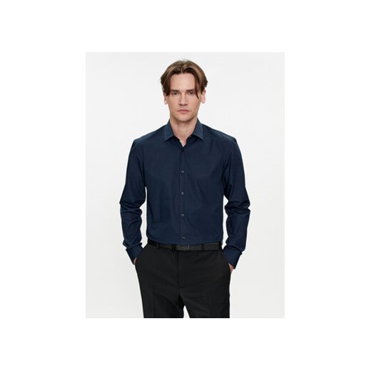 Hugo Koszula Koey 50513889 Granatowy Slim Fit ze sklepu MODIVO w kategorii Koszule męskie - zdjęcie 170149144