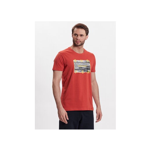 Volcano T-Shirt T-Surfis M02032-S23 Pomarańczowy Regular Fit ze sklepu MODIVO w kategorii T-shirty męskie - zdjęcie 170149171