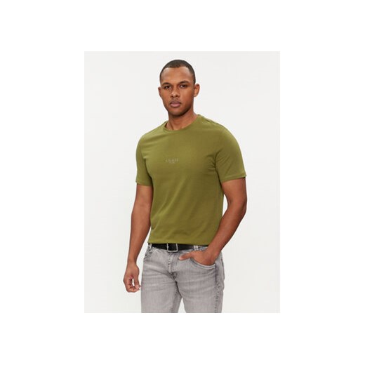 Guess T-Shirt Aidy M2YI72 I3Z14 Zielony Slim Fit ze sklepu MODIVO w kategorii T-shirty męskie - zdjęcie 170149183