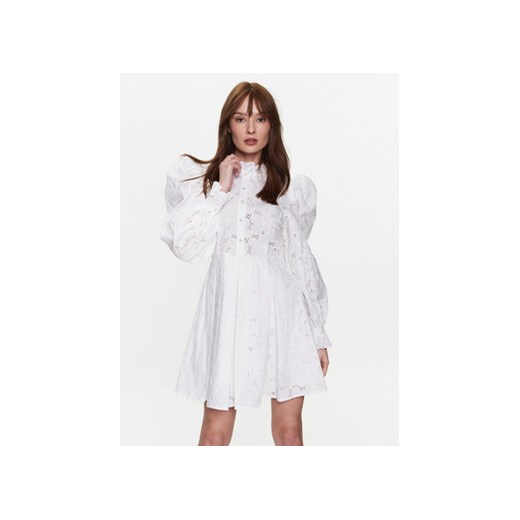 Custommade Sukienka codzienna Jennifer 999370455 Biały Regular Fit ze sklepu MODIVO w kategorii Sukienki - zdjęcie 170149184