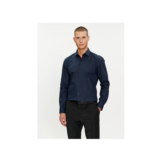 Hugo Koszula Koey 50513932 Granatowy Slim Fit ze sklepu MODIVO w kategorii Koszule męskie - zdjęcie 170149264