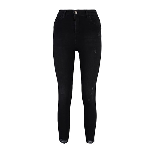 trendyol Dżinsy - Skinny fit - w kolorze czarnym ze sklepu Limango Polska w kategorii Jeansy damskie - zdjęcie 170149663