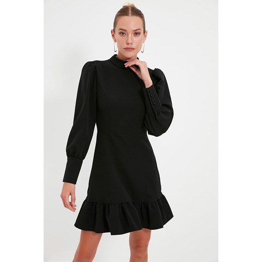 trendyol Sukienka w kolorze czarnym ze sklepu Limango Polska w kategorii Sukienki - zdjęcie 170149814